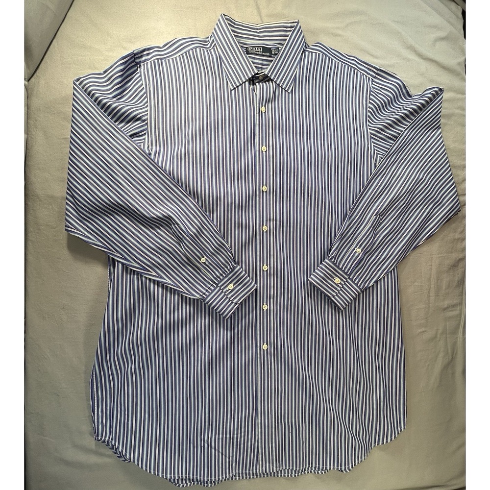 Polo Ralph Lauren Long Sleeve Blue Shirt‎ Men's 2LT
